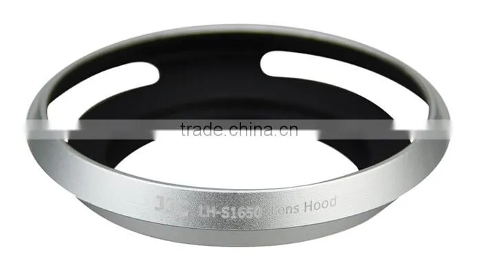 JJC LH-S1650 SILVER 40.5mm Metal Lens Hood For Sony Vented Lens Hood 40.5mm For Camera