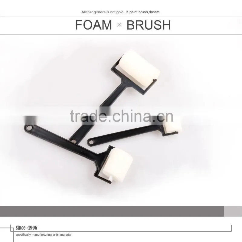 High Quality Free Sample Plastic Handle Foam Brushes