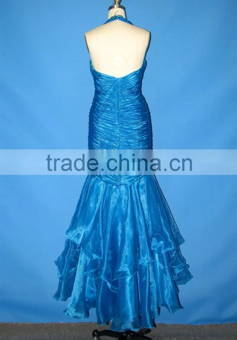 Wholesale Factory Low Price Floor Touching Backless Evening Dress Guangzhou