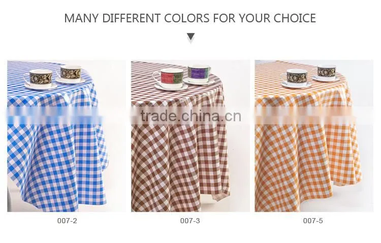Different backing flannel tablecloth/ PVC with non-woven tablecloth