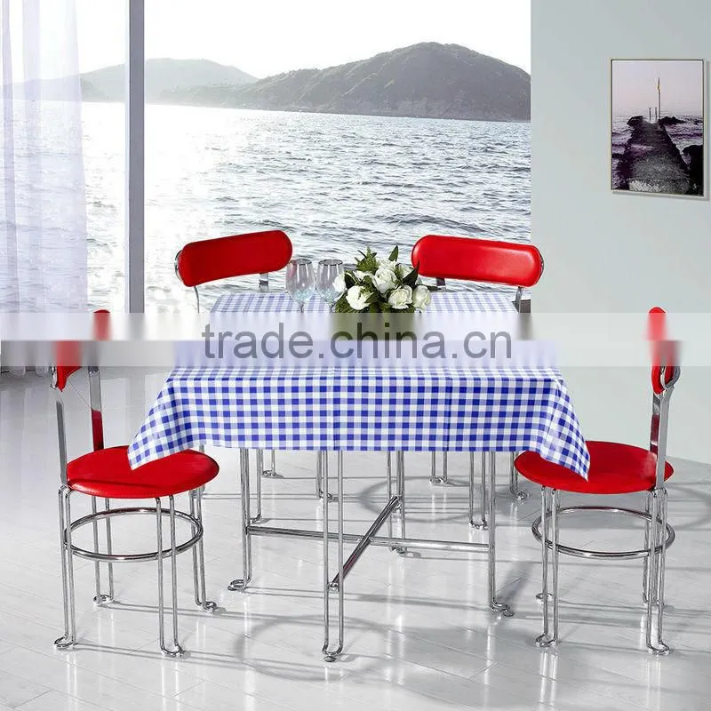 Different backing flannel tablecloth/ PVC with non-woven tablecloth