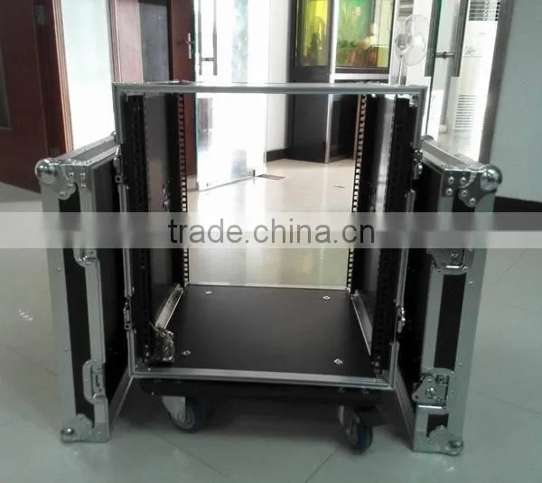 2014 pro 19" rack case, flight case with wheels