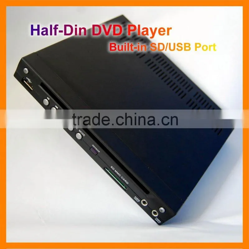 Car 1/2 DIN DVD Player+USB/SD Slot