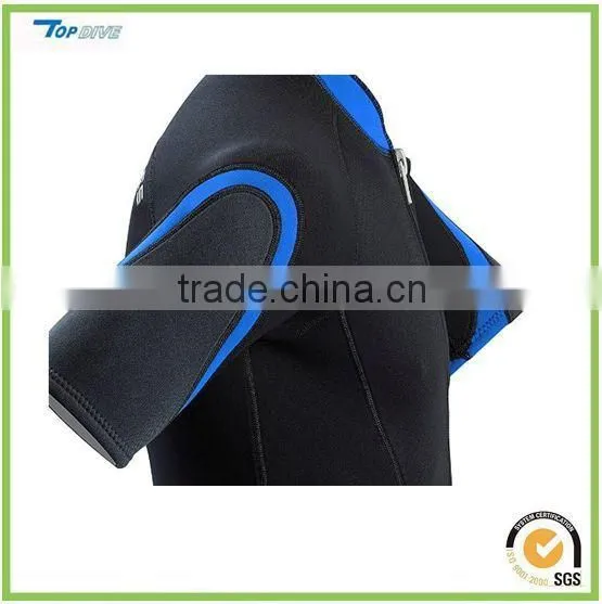 neoprene surf wetsuit with zipper