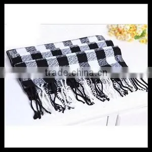 Winter cotton colorful plait large European street towels blankets scarf at stock