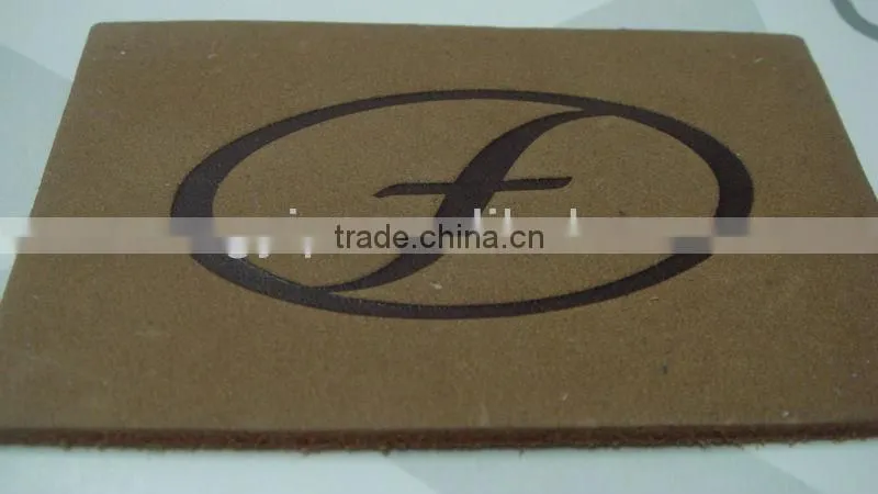 2015 factory china cheap application widely used real leather patch