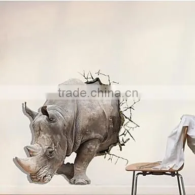 Custom design room decor 3d wall stickers