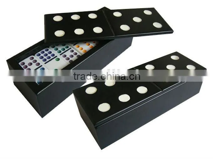Luxury Domino Wooden Box for Double Nine Dominoes