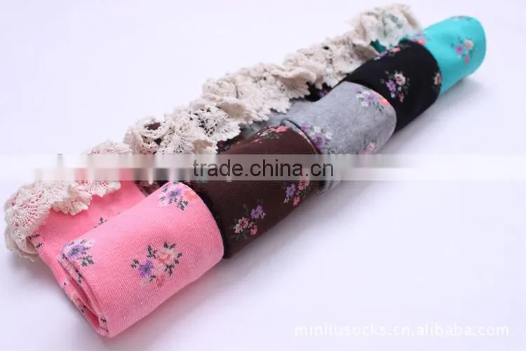 wholesale price ruffed lace leg warmers, baby solid color leggings for girls