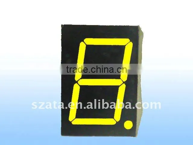 high quality yellow color led single digital display