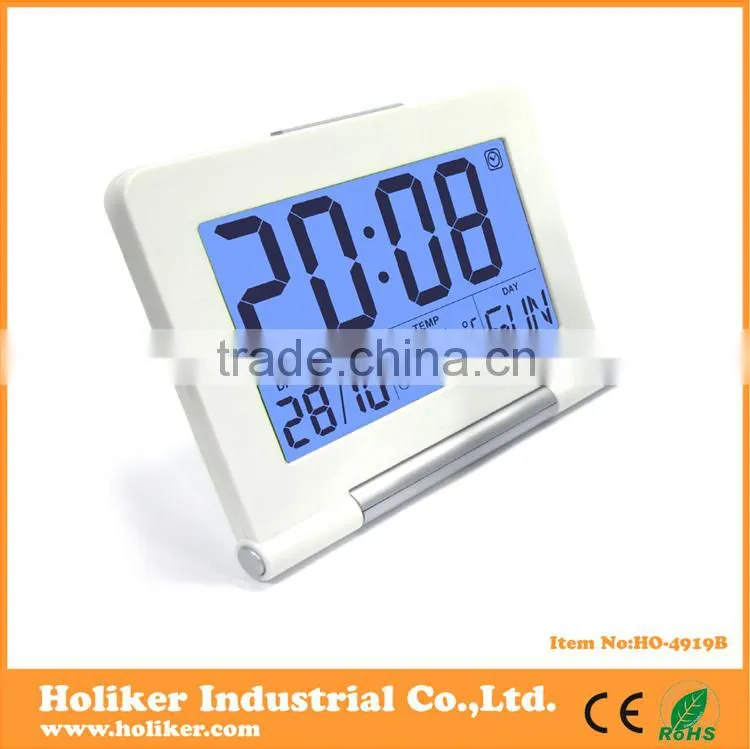 digital led battery table clock with big numbers
