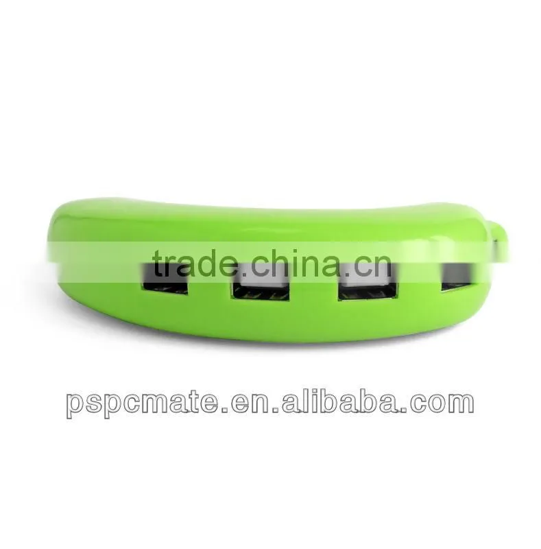 4 port hub in banana shape /newest usb hub