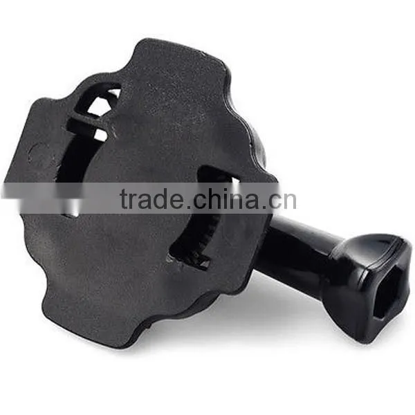 360 Degree Rotatable Swivel Helmet Mount Curved Base With Screw 3M Sticker For GoPro Hero 3 3+ 4