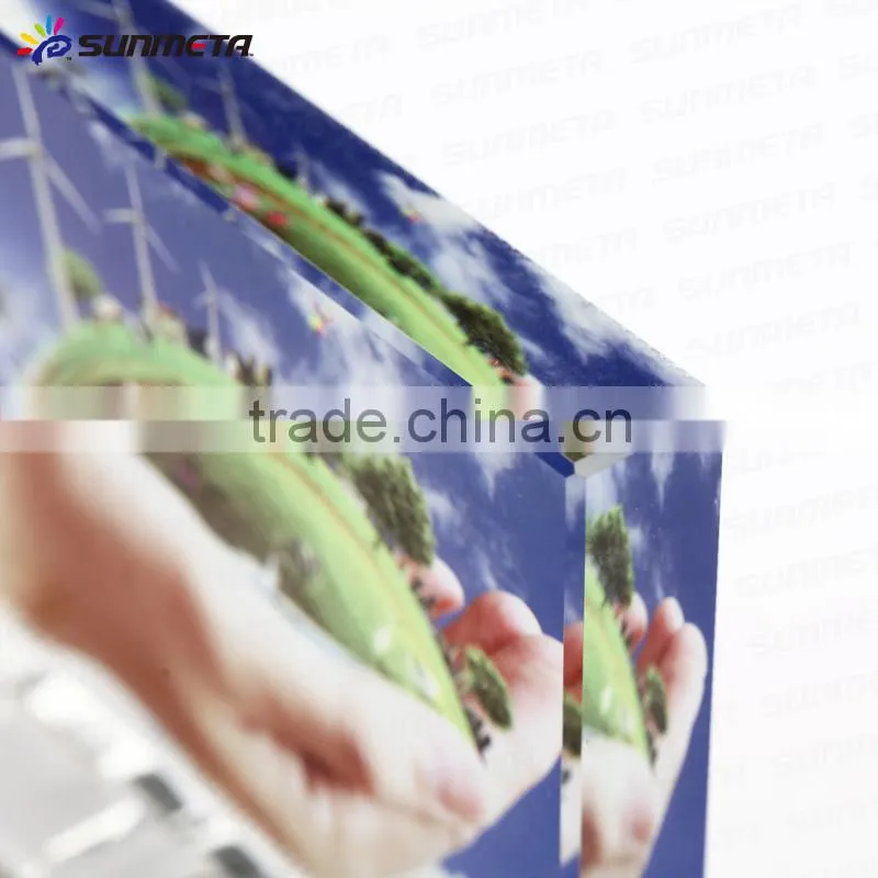 Pedestalof Bridge shape cheap crystal trophy ,blank sublimation crystal