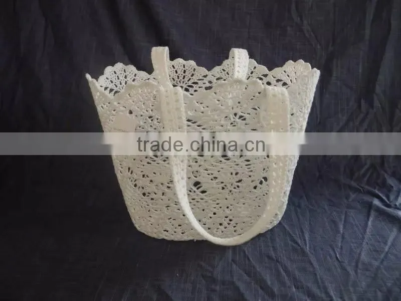 2016 new style hot selling and natural 100% hand making cheap basket with handles