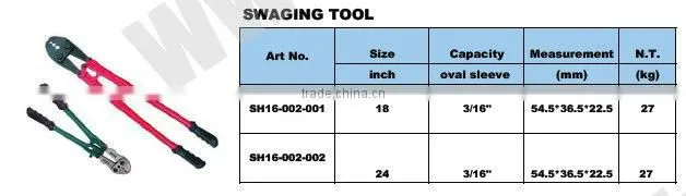 Swage Tools
