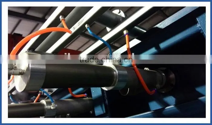 Air cooling eps foam construction blocks making machine