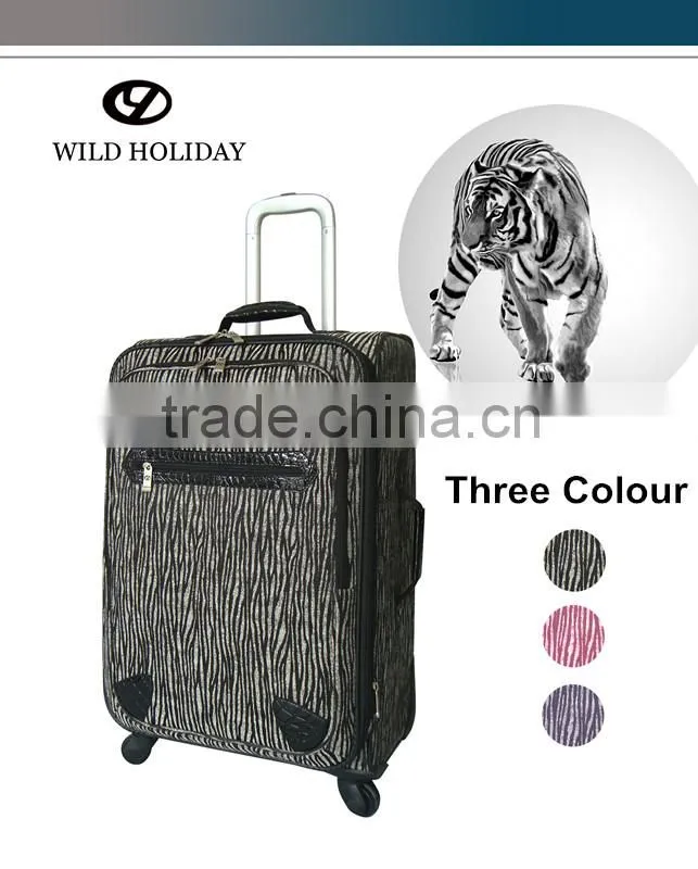 2014 New Design Jacquard Weave Travel Luggage