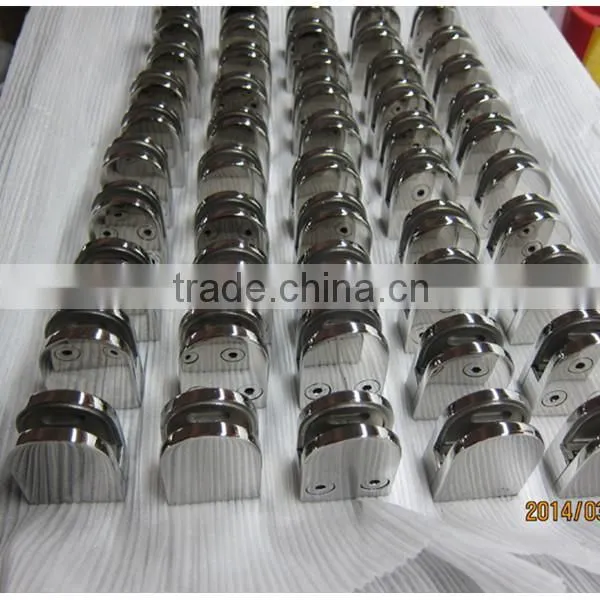 casting 1/2"stainless steel 316 glass clamp flat base