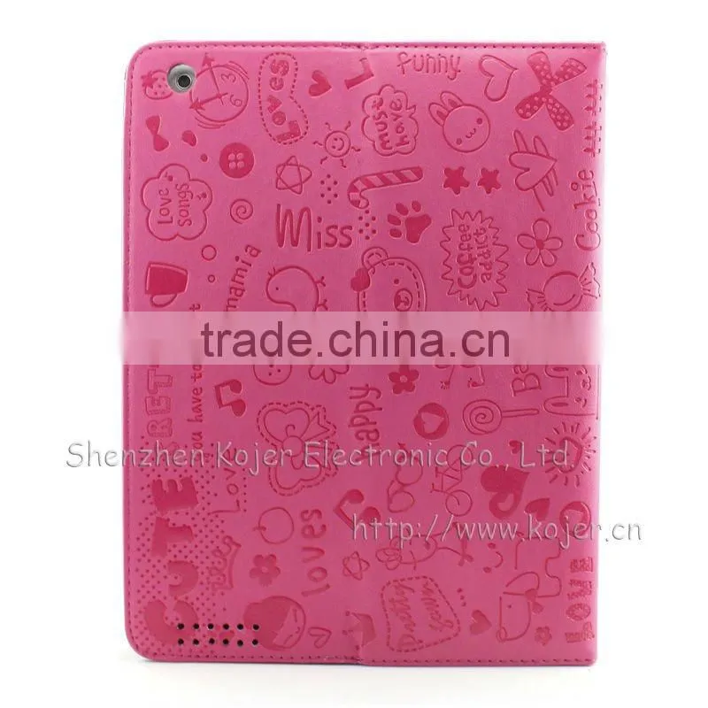 HOT Leather Case for iPad 2