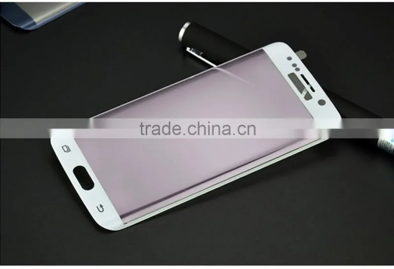 2016 New Arrival Full Cover 3D curved tempered glass screen protector For Samsung Galaxy s7 edge