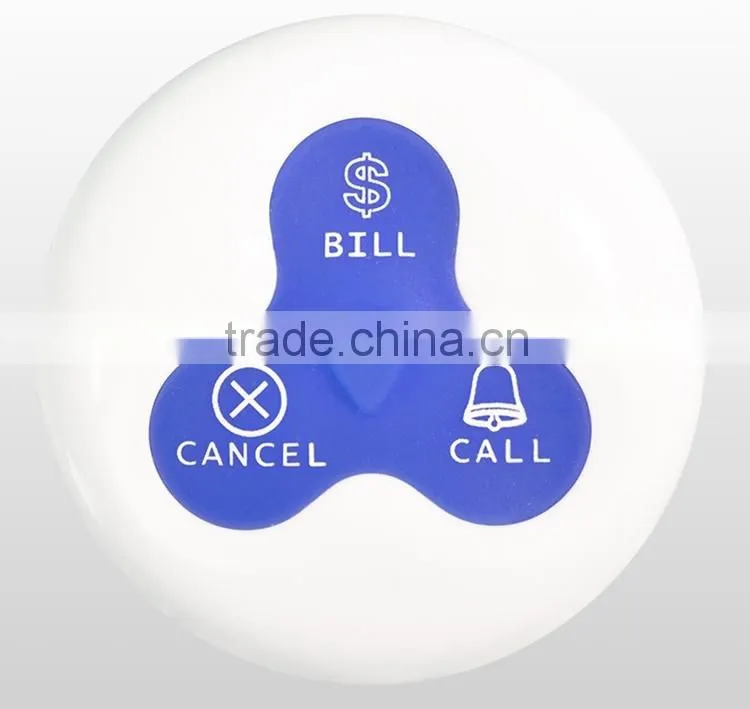 Wireless guest paging system restaurant calling