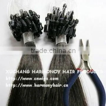 SUPER QUALITY human hair extensions easy loop micro ring