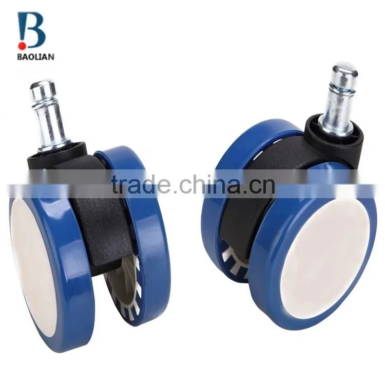 2016 hot-sale luxury 2.5 inches heavy duty durable swivel office chair caster with ring stem