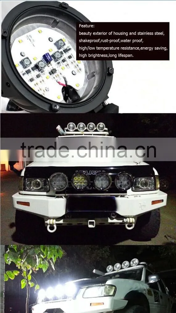 Led Headlight 12v Led Work Light Waterproof Driving Light 60W Cre-e Spot Lights Led For Car Off Road UTE 4WD JEE-P ATV CA SUV