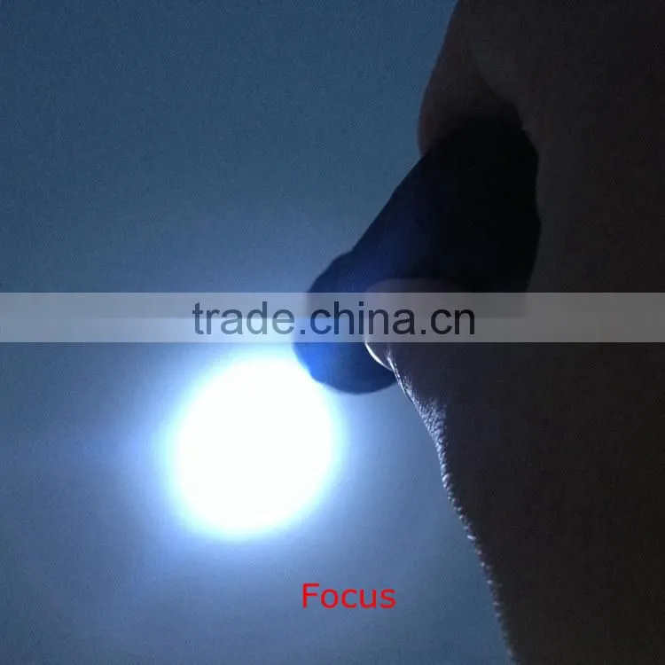 1W powerful led with AAA batteries Zoom flashlight
