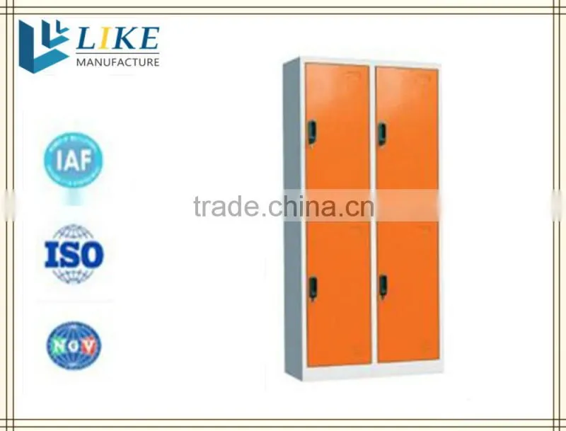 Bedroom furniture steel locker suppliers 4 door steel wardrobes
