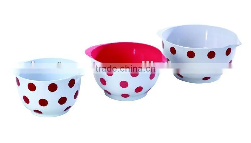 2015 Wholesale Mixing Bowl Set Plastic bowl set