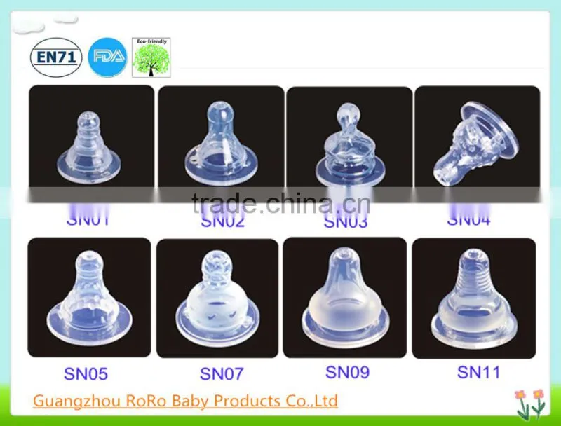 food grade milk nipples top hottest selling babi nipples