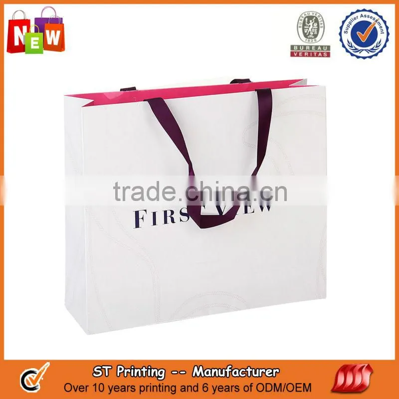 Custom paper bag vector