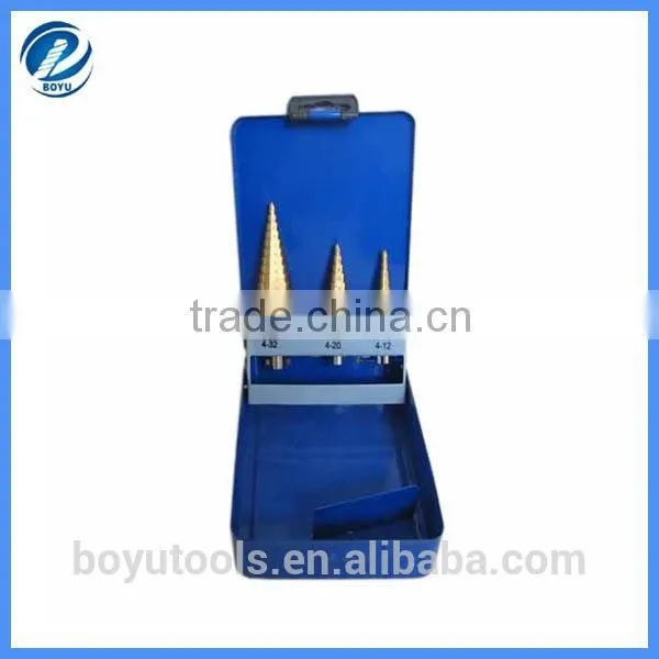 sprial fluted wood step drill bit
