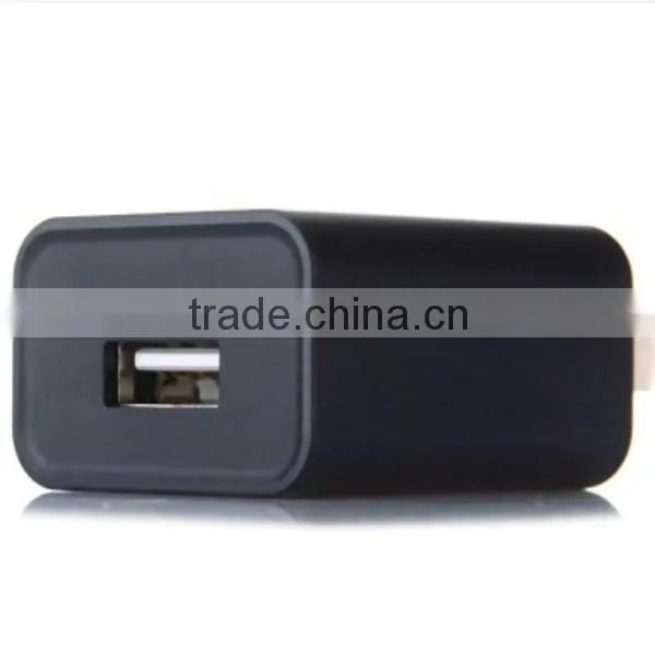 Plastic shell wall-type micro usb chargers 5v 1a travel chargers