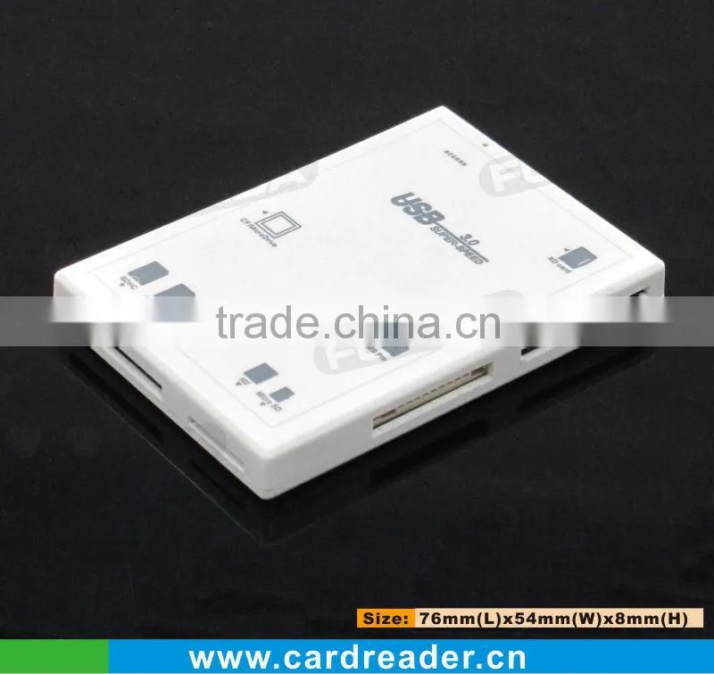 USB 3.0 multi card reader with 6 slots