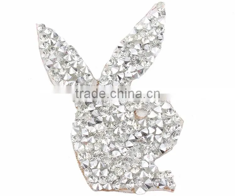 Rhinestone Labels patches,brand hot fix patches for garment