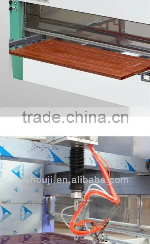 Solid Wooden Door Painting Machine / Automatic Spray Paint Machine