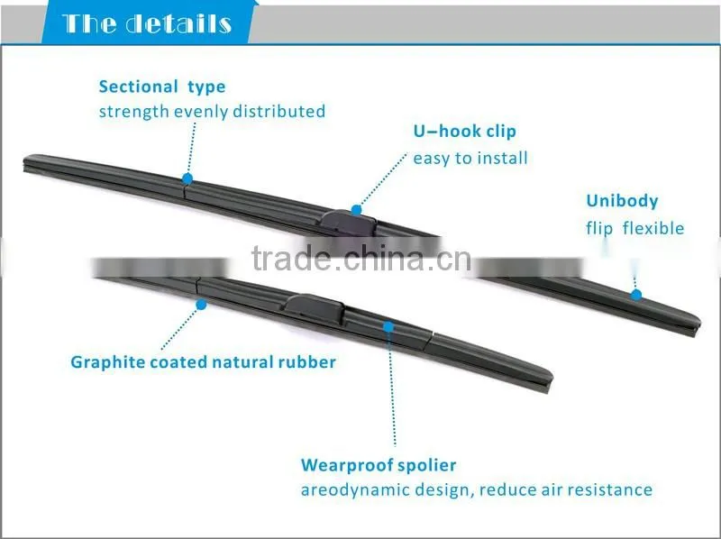 Special car ABS Hybrid Windshield Wiper Blade