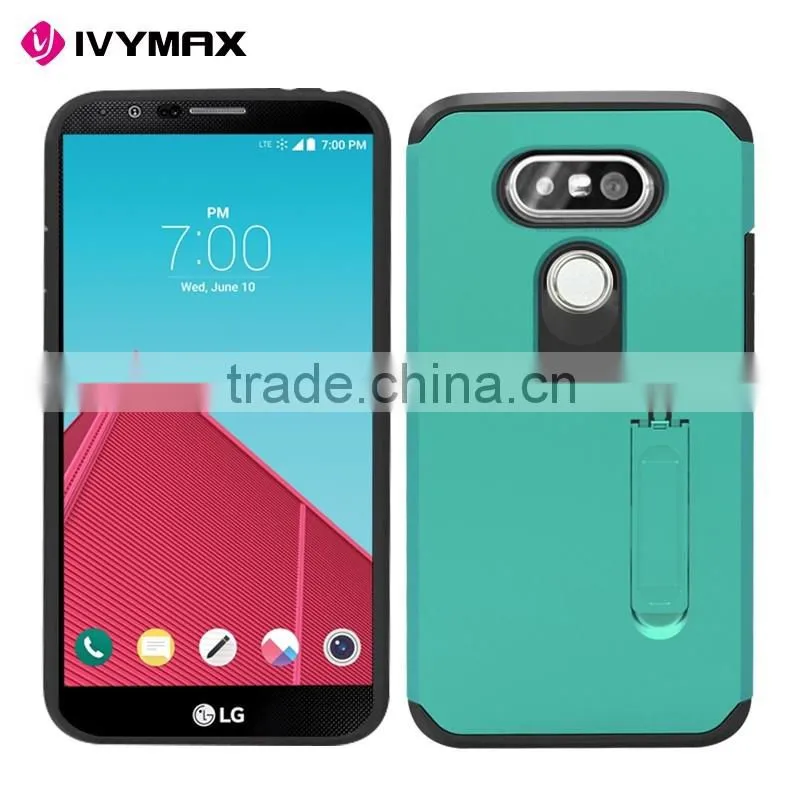 IVYMAX hot sale slim armor case for LG G5 mobile phone tpu pc combo with kickstand cellphone cover