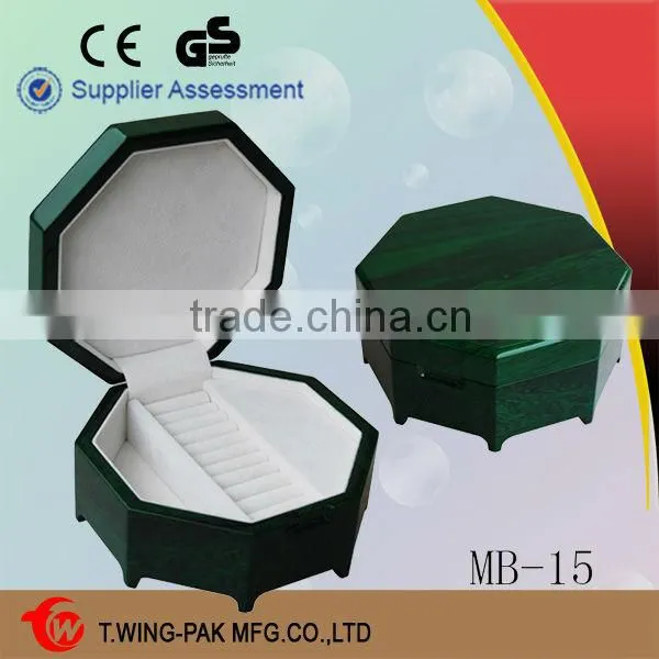 Color brilliancy lacqure octagon regina music box for sale