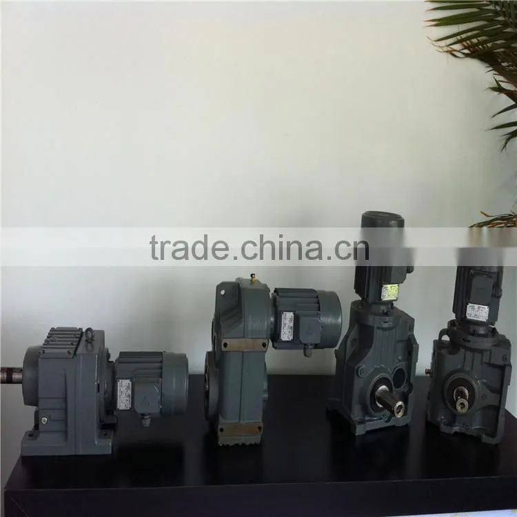 Good quality helical inline gearbox with electric motor