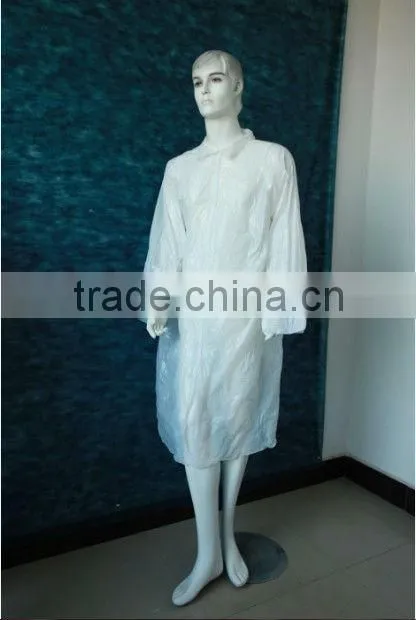 Disposable PE Visitor Coat