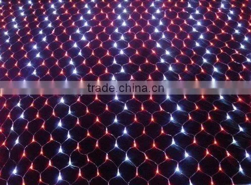 color twinkle christmas led net light