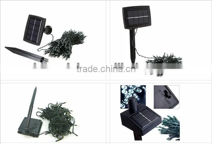 100 LED Christmas Light Christmas String Lighting Outdoor Solar String Fairy Lights Party Xmas Solar Garden Light CE,RoHS,FCC