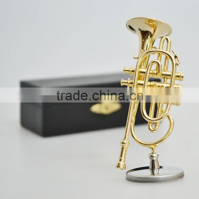 Gold and copper material maked gild mini soprano saxophone