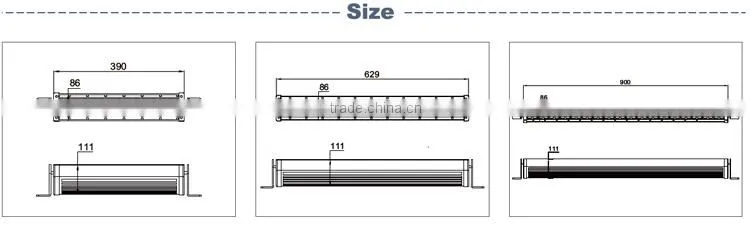 Car accessories IP68 12V 7w offroad led work light for car