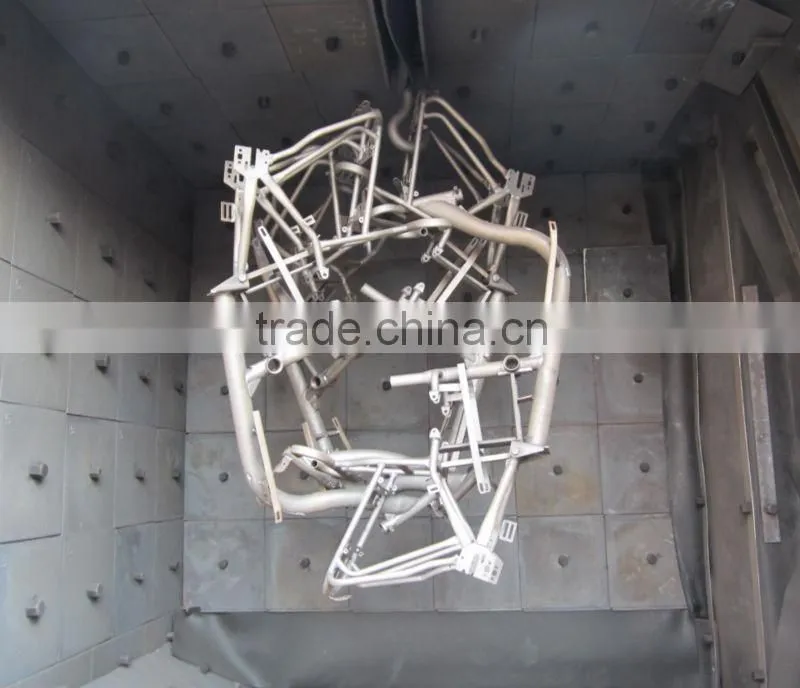 Bicycle frame hook type sand blasting machine/shot blast equipment for sale