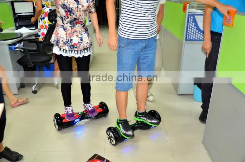 shenzhen CE FCC 6.5 inch Samsung bettery electric balance car scooter multi colors
